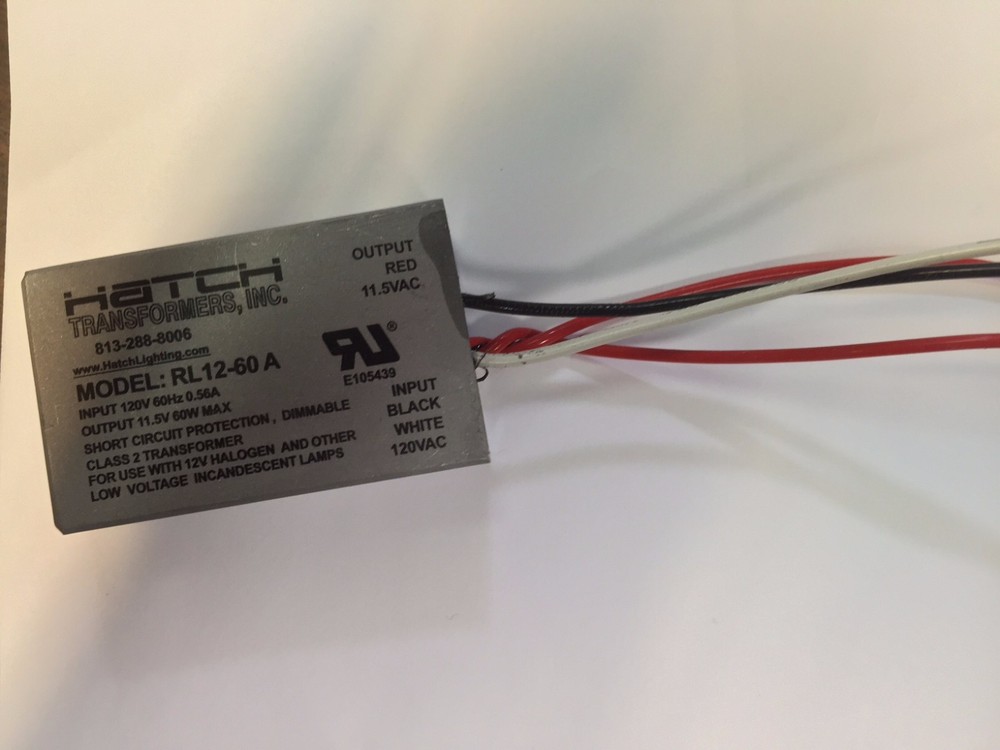 Hatch 10PC 60W Electronic Transformer 120V 12V RL12-60 A