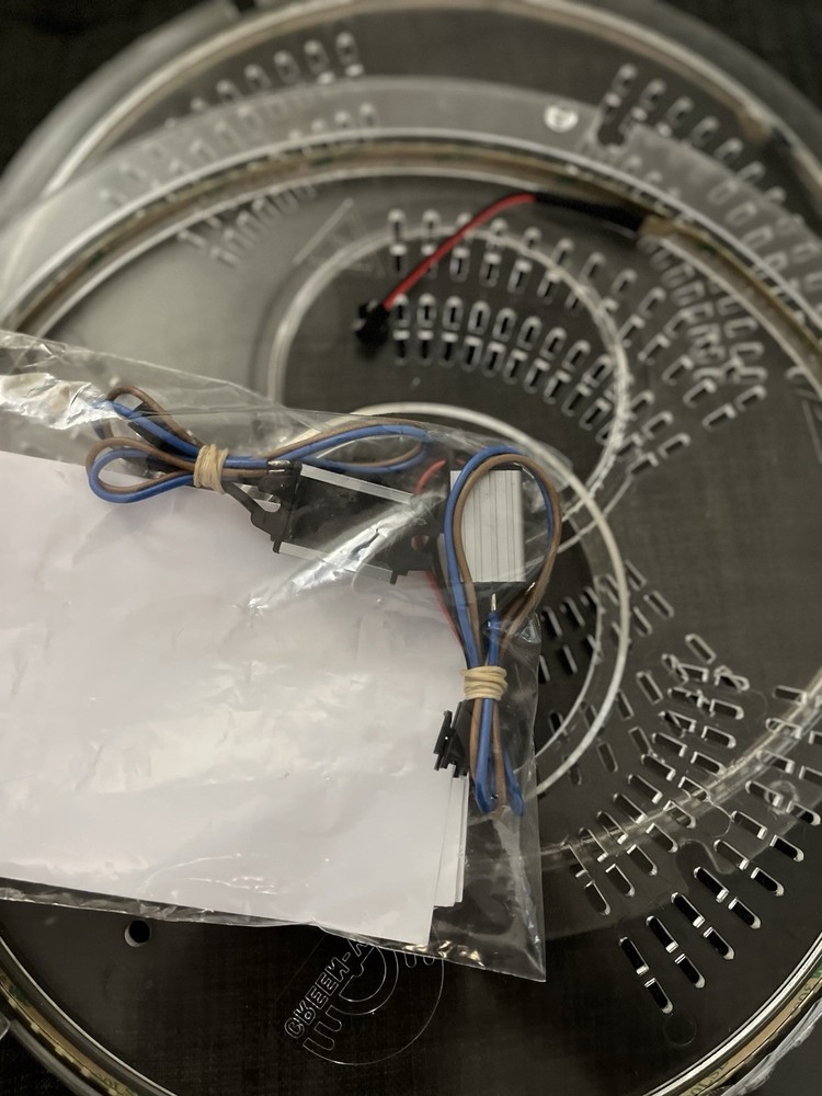 Technic Turntable Platter LED illuminating kit. Green Kit.