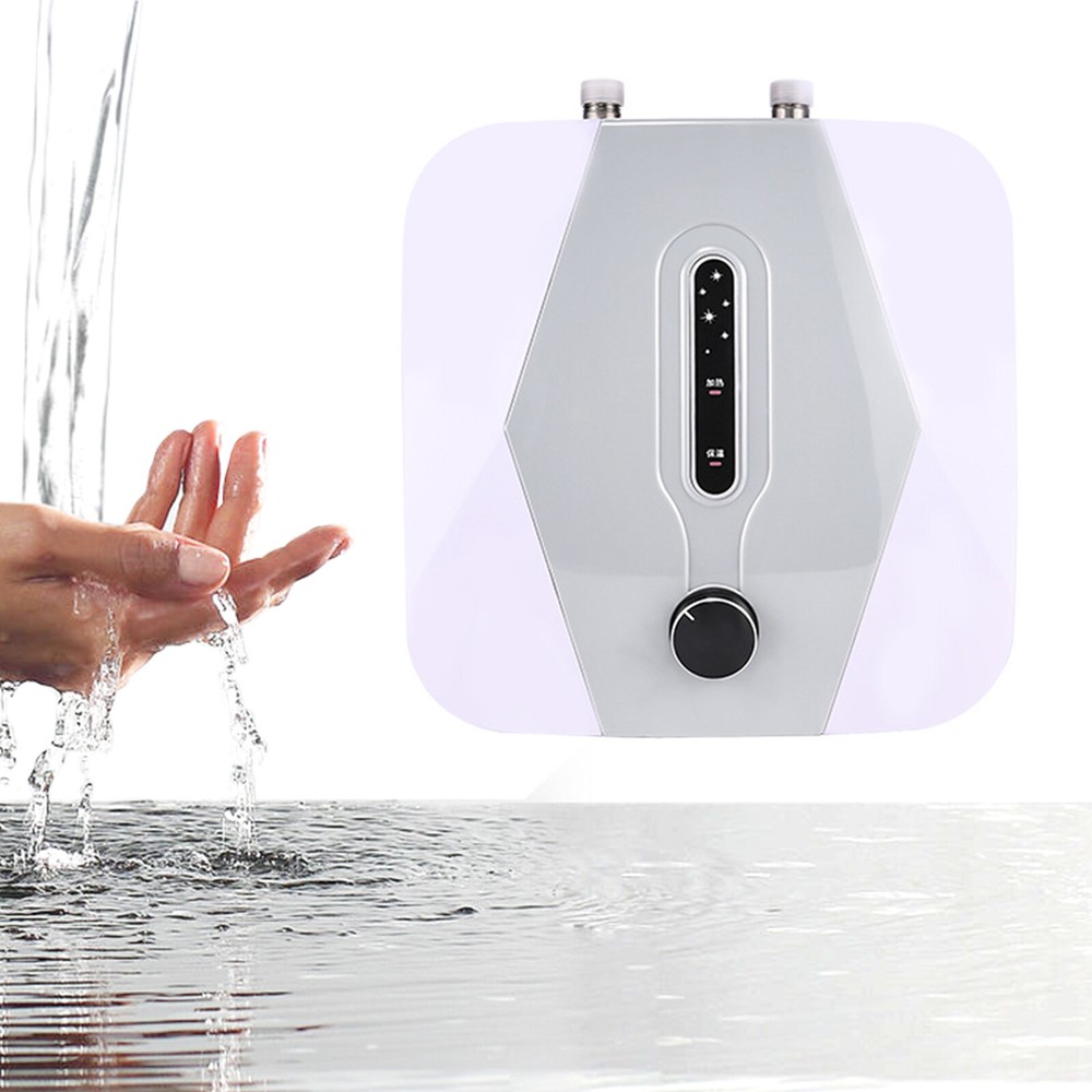 1500W 8L Electric Instant Hot Water Heater Below Sink Mini Small Water Tank 110V