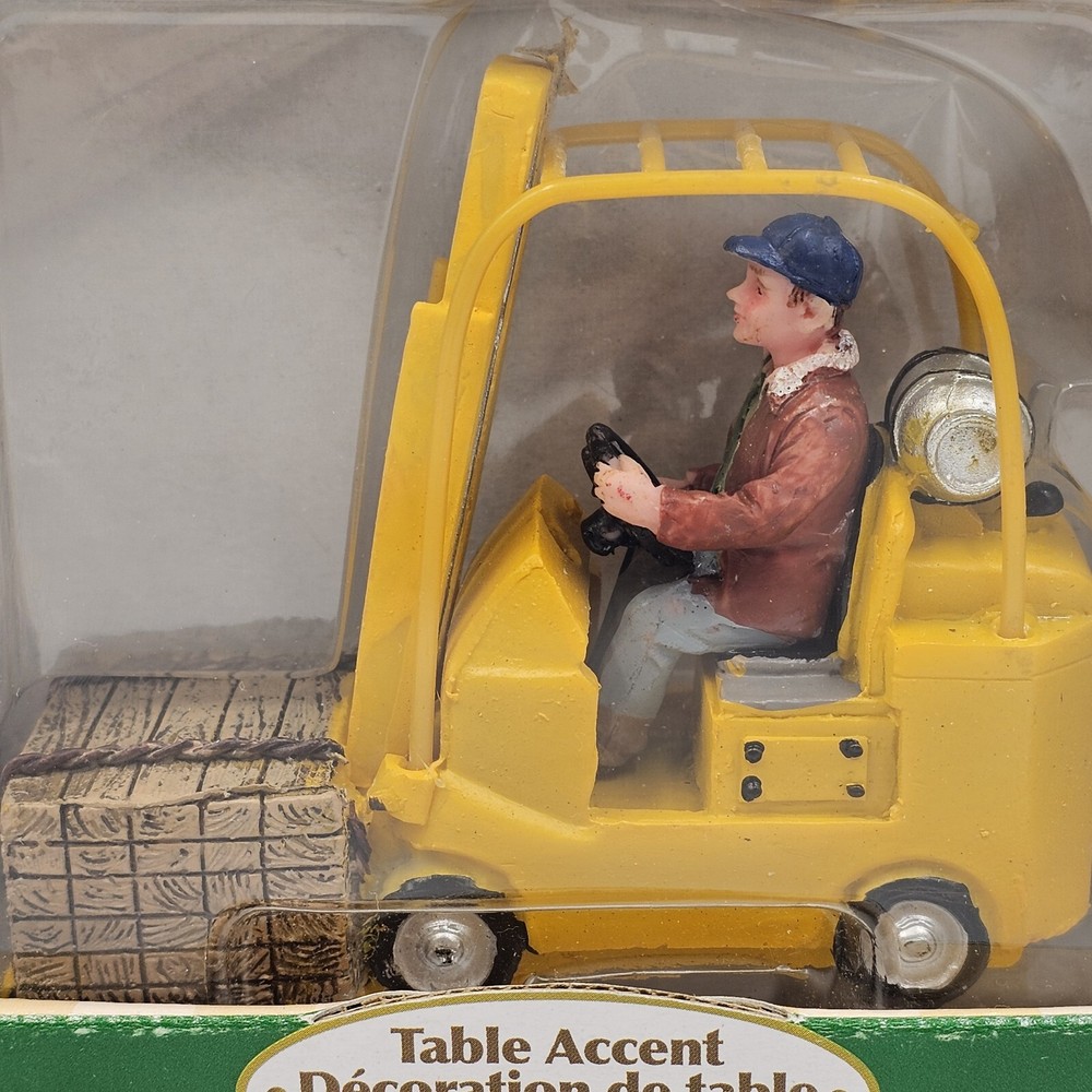 Lemax Village Collection Accessory Forklift Table Accent 83695 Construction