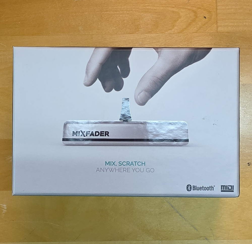 Mixfader Portable Bluetooth DJ Mixer Crossfader Controller Mixfader White