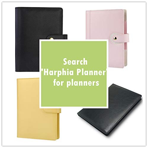 A6 Planner Refill, Refillable Notebook Paper, 6 Ring Binder A6, Black Blank