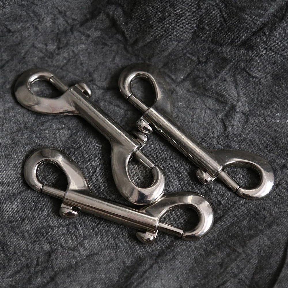 Double Ended Multi Purpose Snap Hook Clip Heavy Duty Pack of 2