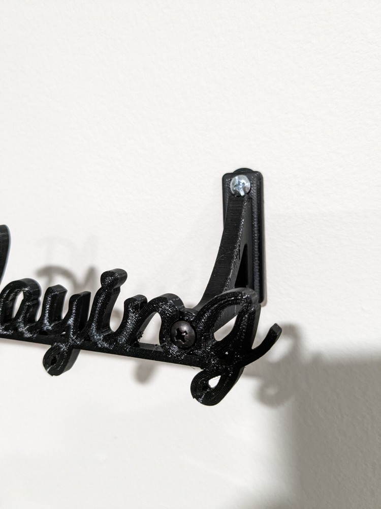 NOW PLAYING - Vinyl Record Display / Wall Mount / Shelf Storage - 3D Printed