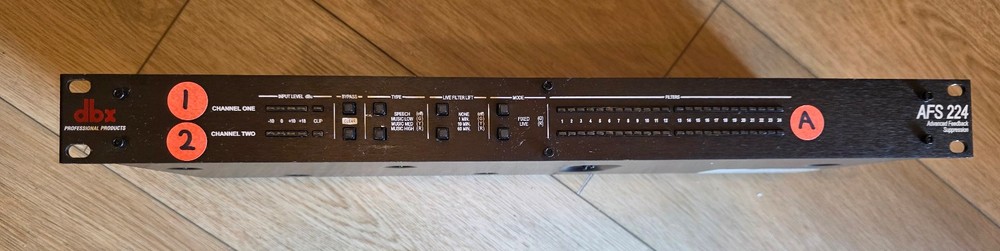 dbx AFS 224 Advanced Feedback Suppression Processor