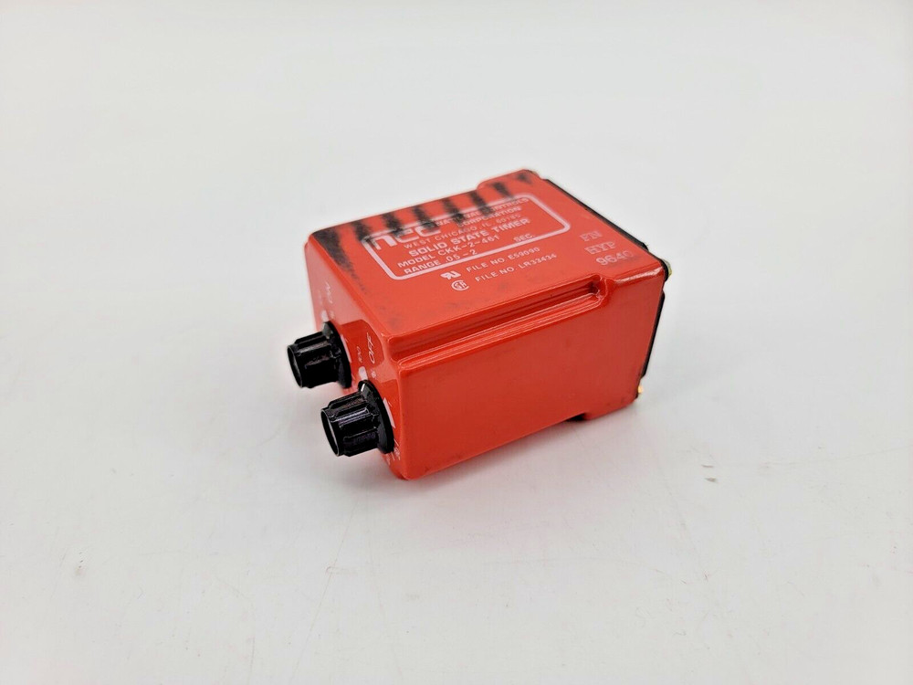 NCC National Controls CKK-2-461 Solid State Timer .05-2 Seconds 120VAC