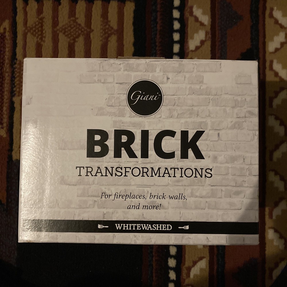 Giani Brick Transformations Kit- Whitewashed Open Box - NEW