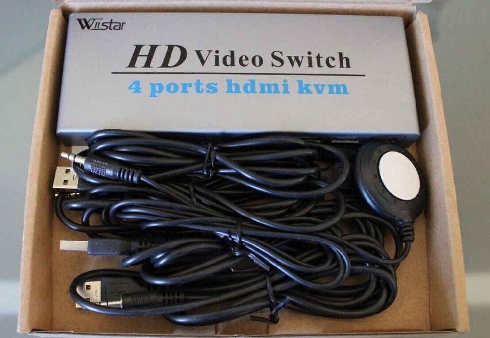 WIISTAR HDMI KVM Switch 4K