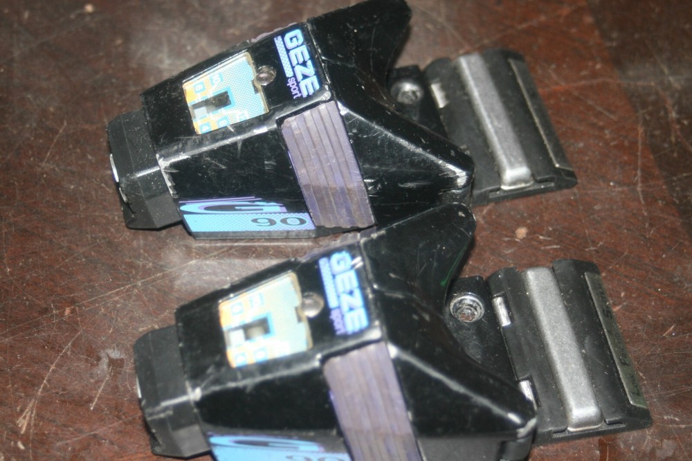 Multiple Geze Ski Bindings Toes Only
