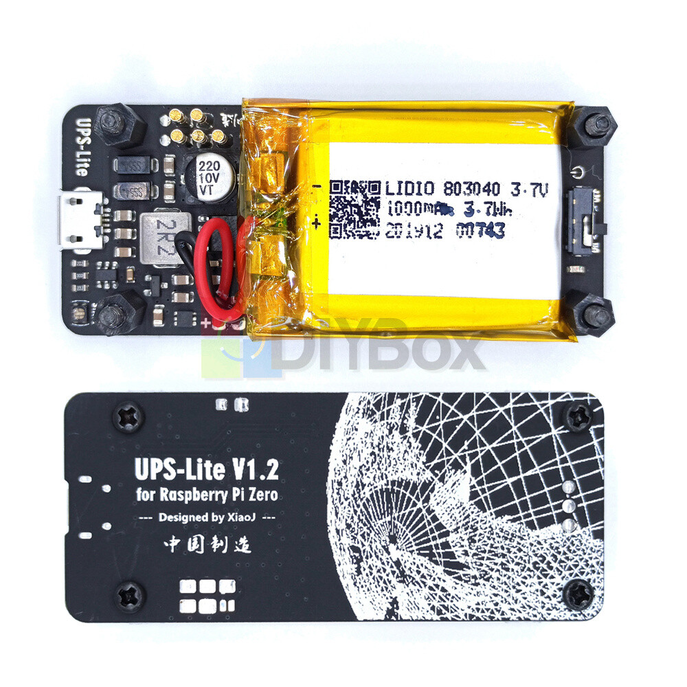 UPS-Lite Power Board With 1000mAh Polymer Lithium Battery For Raspberry Pi Zero