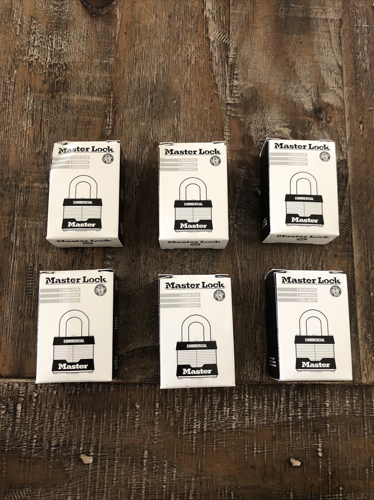 Master Lock Different Keyed Padlocks Set Of 6