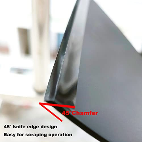 6 Pack Putty Knife, Flexible Plastic Paint Scraper Tool for Spackling,Plastic