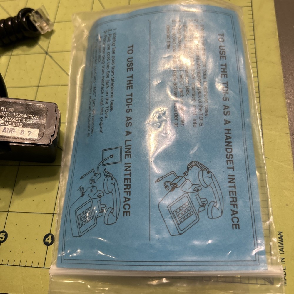 TDI-5 UNIVERSAL TELEPHONE RECORDING INTERFACE NEW
