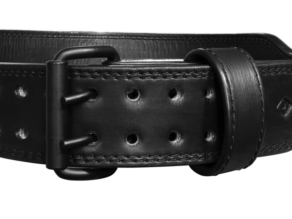 Leather Weightlifting Belt for Bodybuilding, Squatting, Lower Back Support & ...