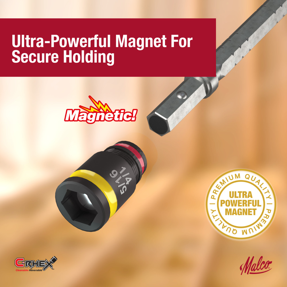 Malco Tools MTP2 7-in-1 C-RHEX® Flip Bit #2 Phillips Model