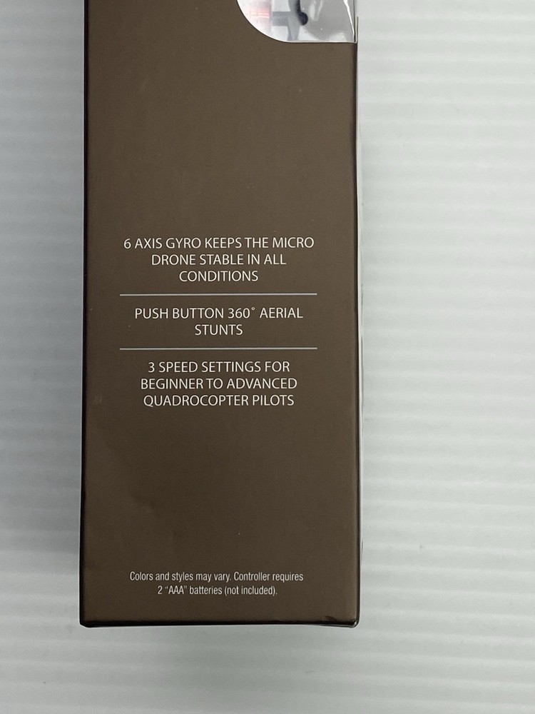 Micro Drone Propel Navigator Pace Wireless Quadcopter Beginner Stunt Drone Black