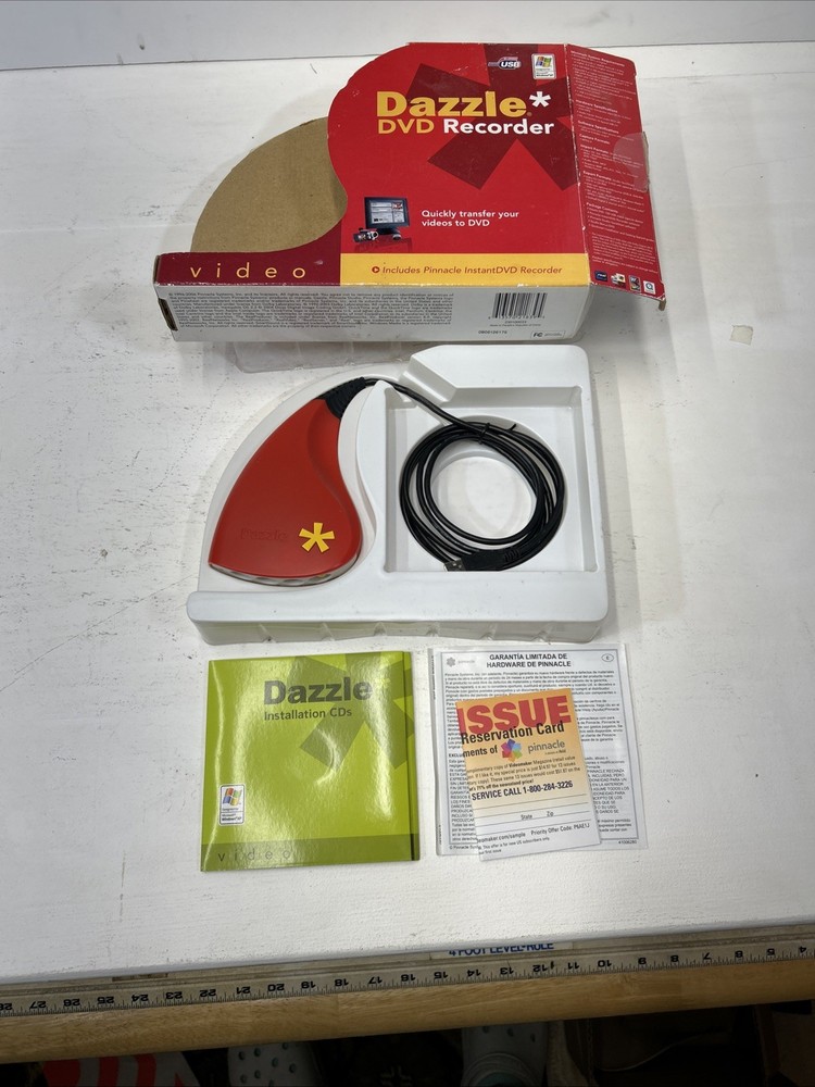 Pinnacle Dazzle DVD Recorder Video Capture Device PC USB