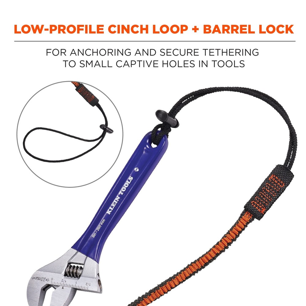 Squids 3104F(x) Tool Tethering Lanyard with Cinch Loop End, 10lbs
