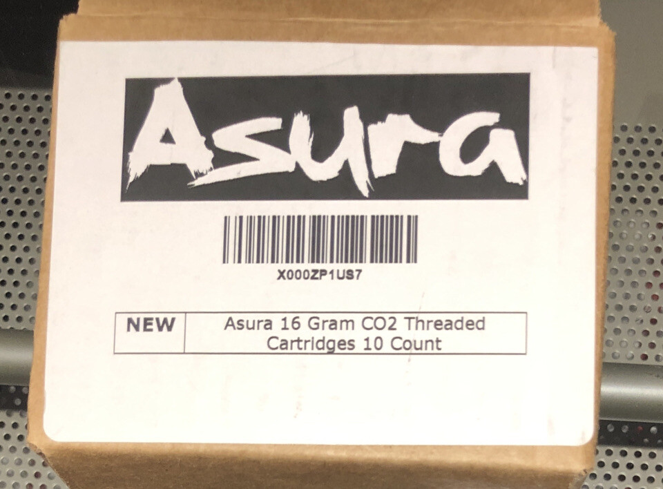 Asura 16 Gram CO2 Threated Cartriges 10 Count