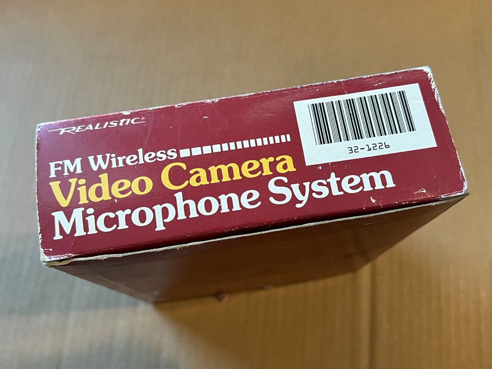 Realistic FM Wireless Video Camera Microphone System # 32-1226