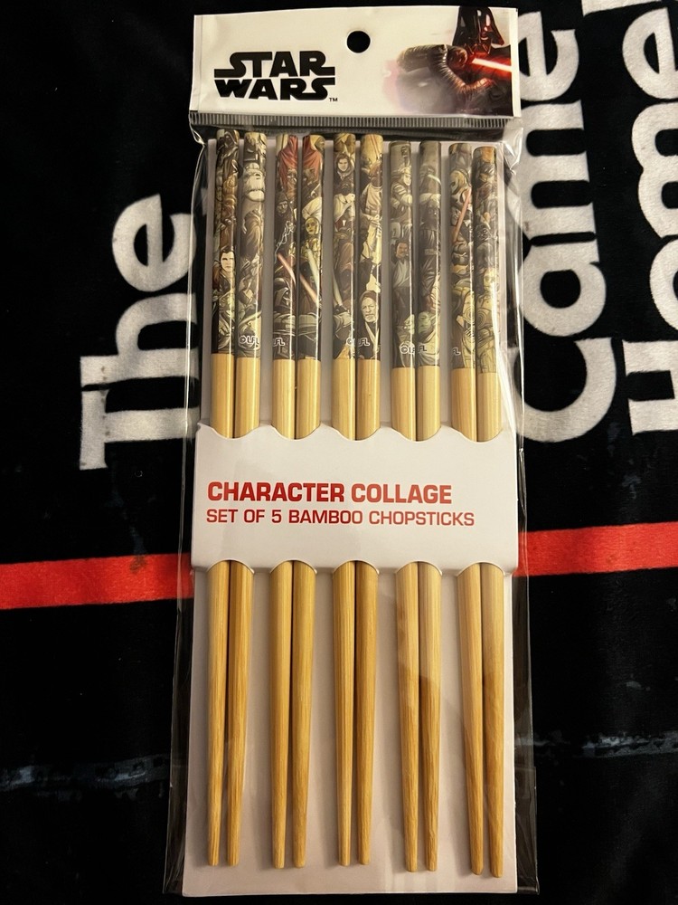 Star Wars Bamboo Chopsticks CHARACTER COLLAGE