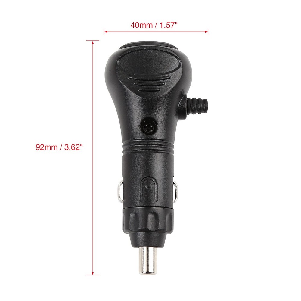 ONE 12V Car Cigarette Lighter Switch Power Socket Plug w LED Indicator Universal