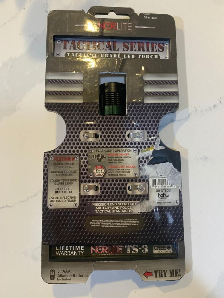 NorLite Tactical Grade Led Flashlight 08-NTS03