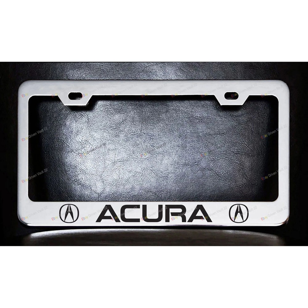 ACURA Chrome Metal License Plate Frame