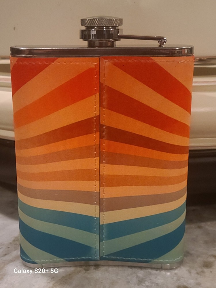 Drink Drank Drunk 8 oz flask custom made NEW