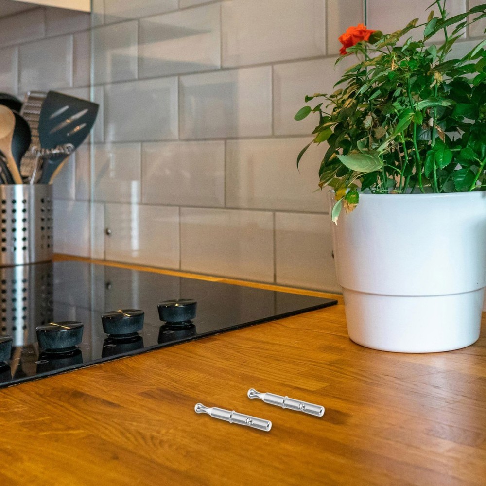 2 Pcs Sink Filter Accessories Threaded Basket Strainer Handle Mount Kitchen