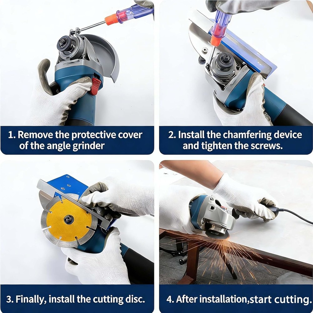 45 degree tile chamfering tool, 100-Type Universal 45 Degree Tile Chamfering Sta