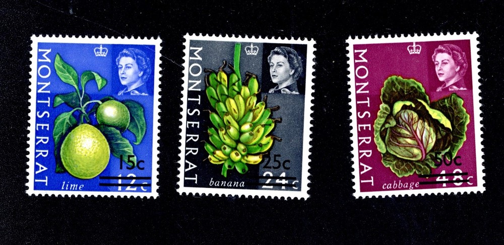 MONTESERRAT--Complete Set Scott #193A-#194A