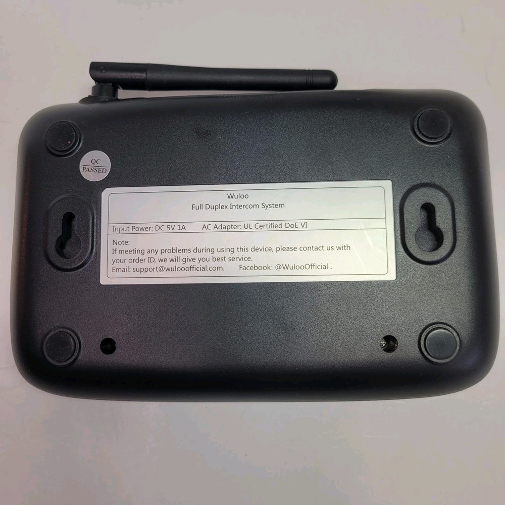 Wuloo Full Duplex Wireless Intercom System Single Unit