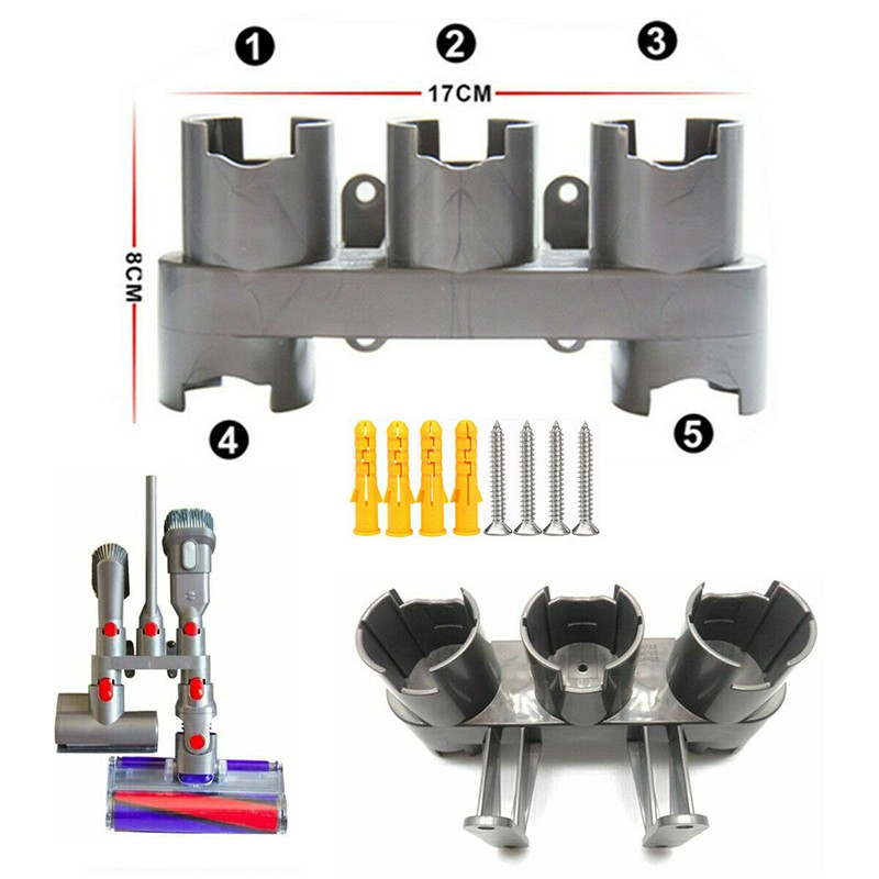 Wall Mount Accessory Tool Holder For Dyson V7 V8 V10 Attachment Storage Rack