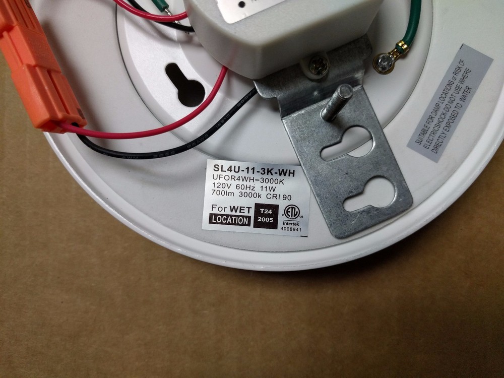 4" LED Retrofit Surface Disk Light Dimmable Ceiling Kit 3000K Warm White