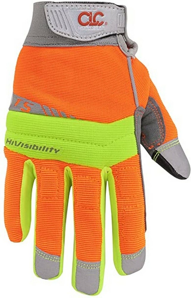 Custom Leathercraft 128M hivisibility Flex Grip Work Glove