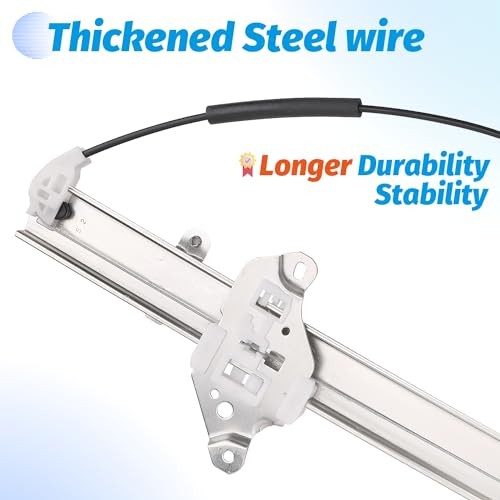Front Driver & Passenger Side Power Window Regulator with Motor Compatible
