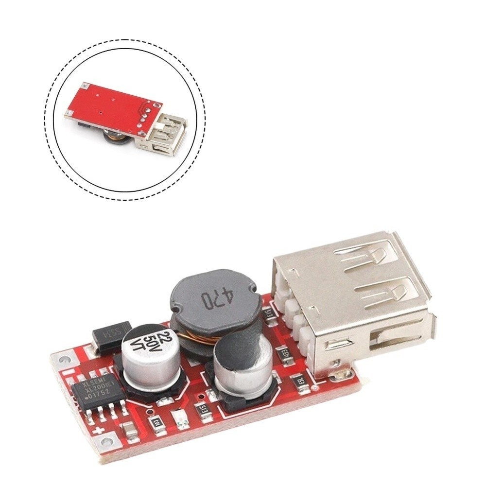 5.2V 3A DC-DC Step Down Module with Over Current Temp Short Circuit Protection
