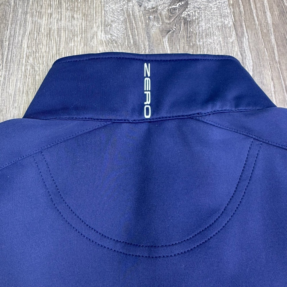 Zero Restriction Mens Blue Tour Series Golf Pullover Jacket US Open Size M