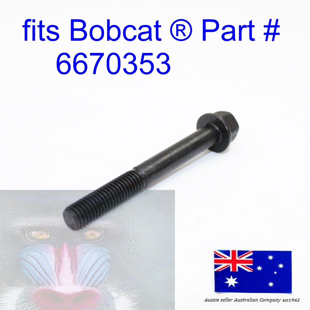 for 1 x Bobcat Engine Cylinder Head Bolt Kubota D722 E10Z E16 E17 E17Z E19 E20