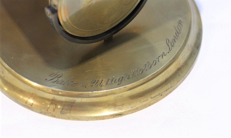 Baker dissecting simple microscope, London, ca. 1870