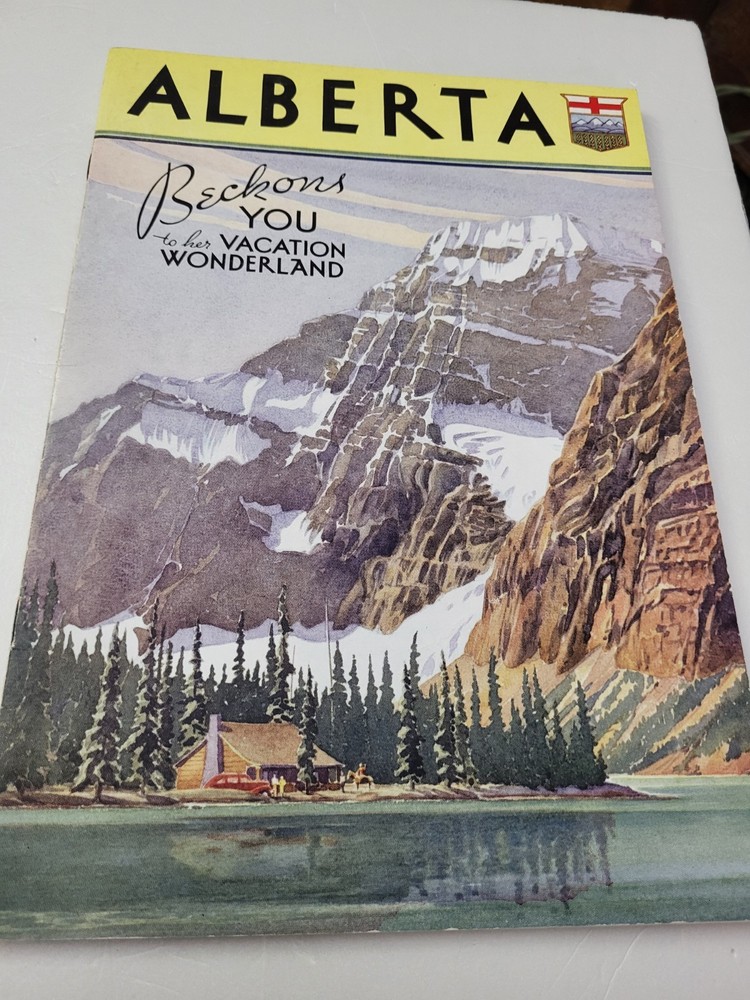 Vintage Booklet On Alberta Vacations