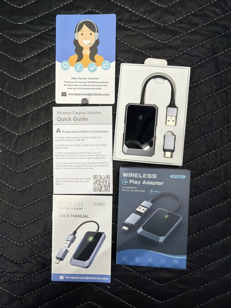 Wireless AR Car Play Adapter Model BY960H