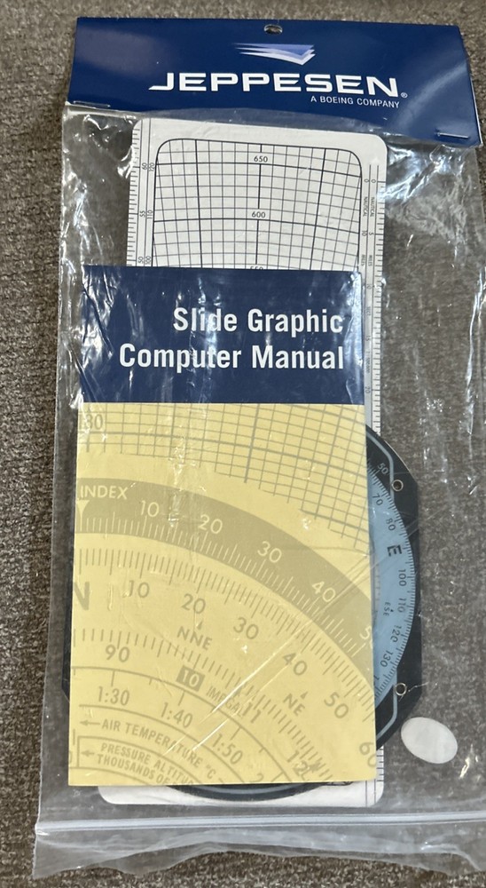 JEPPESEN CSG STUDENT FLIGHT SLIDE GRAPHIC COMPUTER MANUAL
