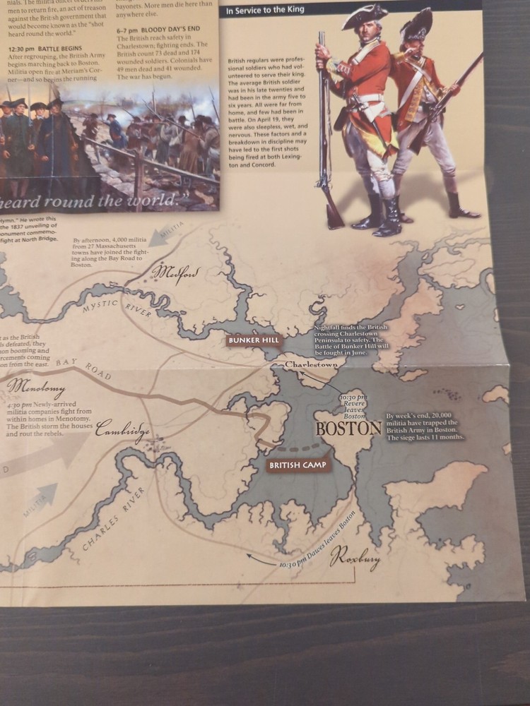 Minute Man National Historical Park Map & Brochure