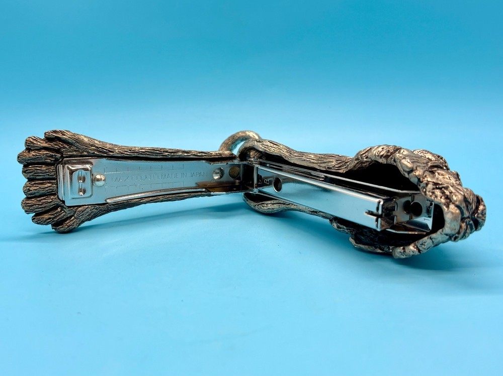 Frankli Wild Pewter Lion Stapler – Figure in EUC