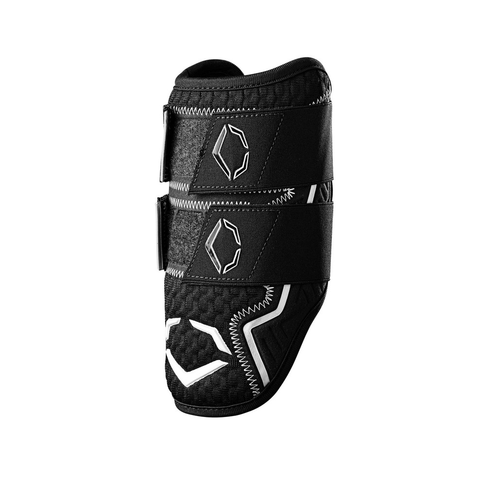 EvoShield Pro-SRZ 2.0 Batter's Double Strap Elbow Guard - Black, Large, Black