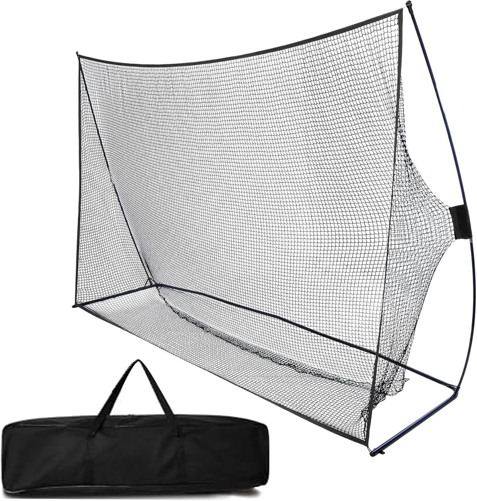 Large 10x7ft Golf Practice Hitting Net Indoor Personal Driving Range Training