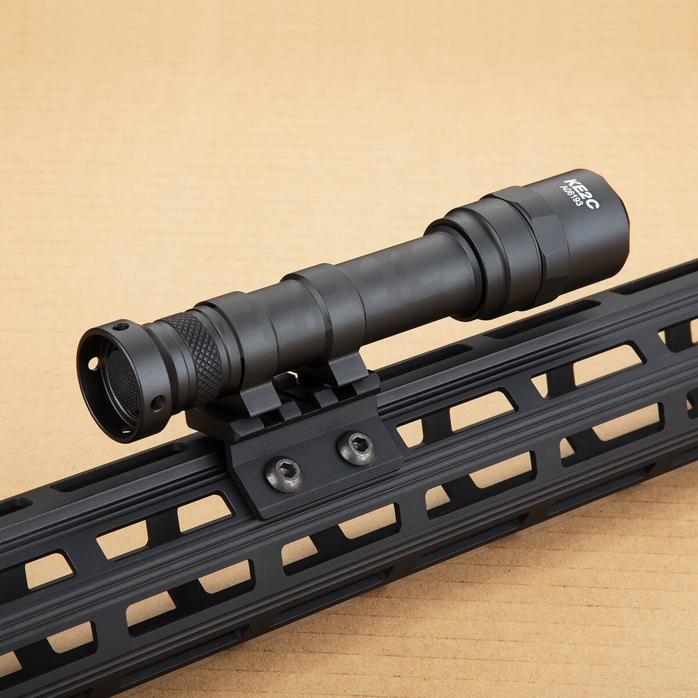 M300 M600 Light M-Lok Offset Flashlight Rail Base Scope Mount Combo Set