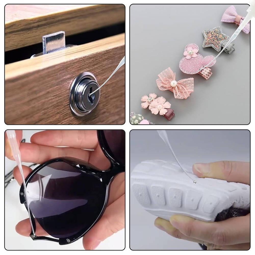 200Pcs Micro CA Glue Tips, Precision Applicator Tips Extender for DIY,...